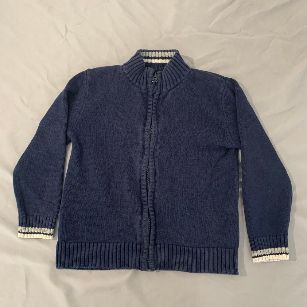 Cherokee 5T navy zip‑up sweater